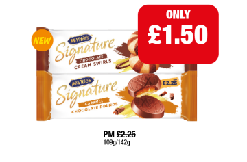 McVities Signature Chocolate, Caramel - Now Only £1.50 at Family Shopper