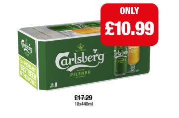 Carlsberg - Now Only £10.99 at Family Shopper