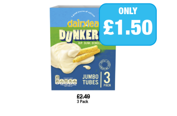 Dairylea Dunkers Jumbo Tubes - Now Only £1.50 at Family Shopper