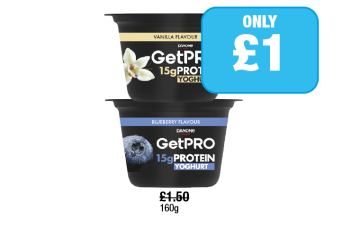 Danone Protein Yoghurt Vanilla, Blueberry - Now Only £1 at Family Shopper