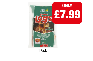 Kindried Logs - Now Only £7.99 at Family Shopper