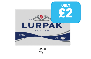 Lurpak - Now Only £2 at Family Shopper