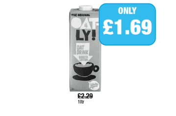 Oatly Oat Drink - Now Only £1.69 at Family Shopper