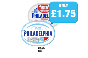 Philadelphia Original, Light - Now Only £1.75 at Family Shopper