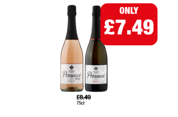 Plaza Prosecco, Rosé - Now Only £7.49 at Family Shopper