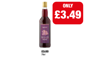 Royd's Mulled Wine - Now Only £3.49 at Family Shopper