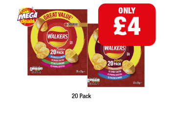 Walkers Variety Pack Classic, Meaty - Now Only £4 at Family Shopper