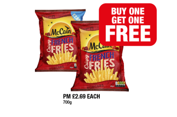 McCain Crispy French Fries - Buy 1 Get 1 FREE at Family Shopper