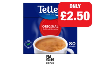 Tetley Original - Now Only £2.50 at Family Shopper