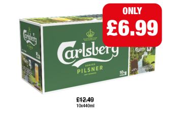 Carlsberg - Now Only £6.99 at Family Shopper