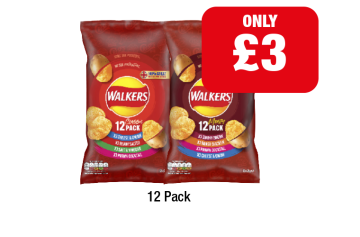 Walkers Variety Pack Classic, Meaty - Now Only £3 at Family Shopper