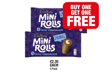 Cadbury Mini Rolls - Buy 1 Get 1 FREE at Family Shopper