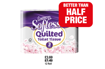 Luxury Softesse Quilted - Better Than Half Price Only £3.69 at Family Shopper