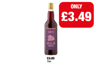 Royd's Mulled Wine - Now Only £3.49 at Family Shopper