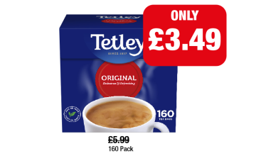 Tetley Original - Now Only £3.49 at Family Shopper