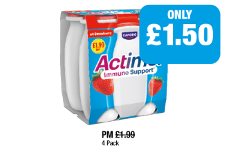 Actimel Strawberry - Now Only £1.50 at Family Shopper